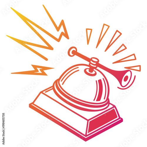 Bell ringing for attention and service.