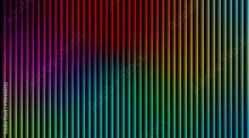 Vibrant rainbow colored vertical stripes gradient background texture