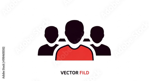 Group of three people icons representing teamwork and community.