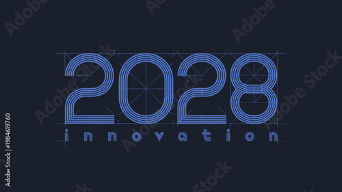 Flat illustration of digital stylus on textured journal - for business innovation visuals