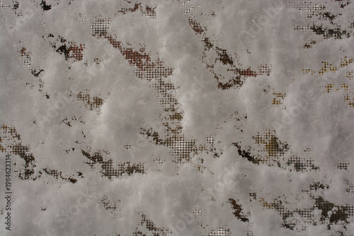 Winter snowfall and snowflakes on background.