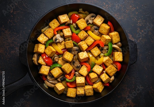 Golden Hour Tofu Stir-Fry