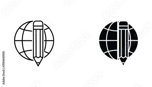 World Pencil Design Globe Education