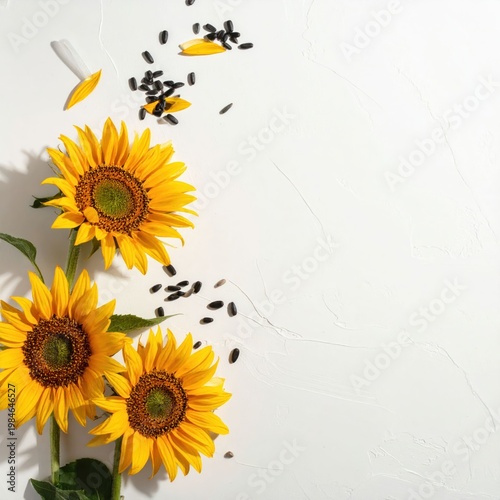 Sunflowers bloom