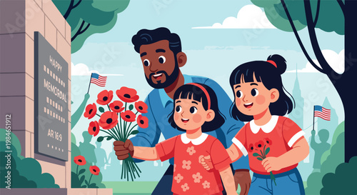 Family at Memorial Service.