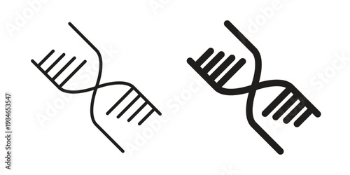 DNA icon for graphic and web projects