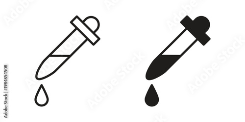 Dropper icon for graphic and web projects