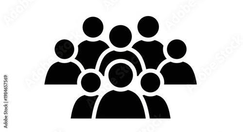 Group of people icon representing community and teamwork.