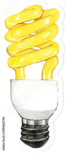 Concept of new ideas with light bulb and eggshell vector