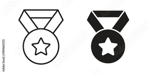 Medal icon for graphic and web projects