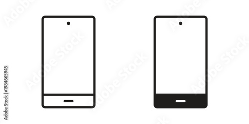 Mobile icon for graphic and web projects