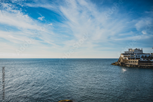 View on the Chiesa del Soccorso of Forio