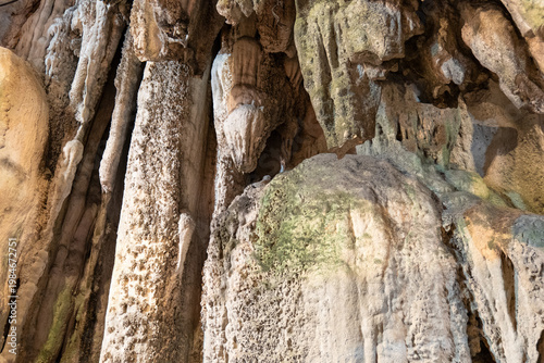 Photography Natural Stalactites and Limestone Formations in Batu Caves Kuala Lumpur Malaysia