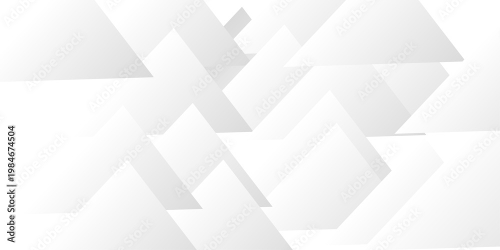 Fototapeta premium modern abstract background in white and gray. 3D effect. Lines, stripes, triangles. Geometric abstract background. Gray White Grid Mosaic Background, Creative Design Templates . 