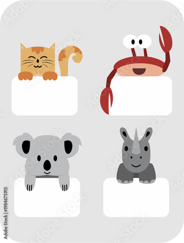 animal nametag