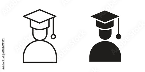 Student icon for graphic and web projects