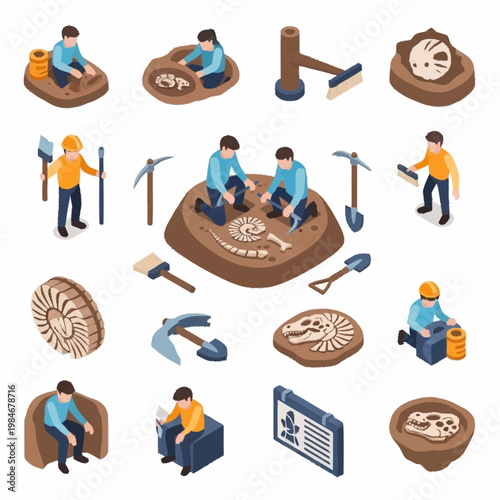 Archaeologists Discover Fossils and Ancient Artifacts at Dig Site.