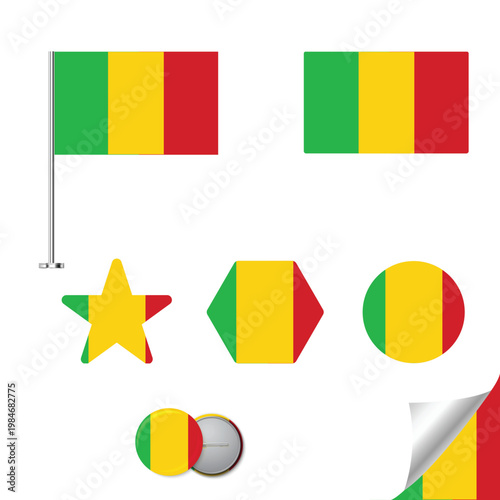 Free Download Mali representative elements collection - GFXLoad