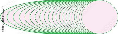 Artistic 3D image of a pink Easter egg tied with ribbon in a white bowl, featuring motion designs and blue wavy lines.