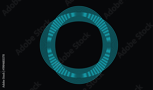 A 3d render of a glowing golden ring symbol flickering like a solar eclipse flame against a dark space wallpaper design