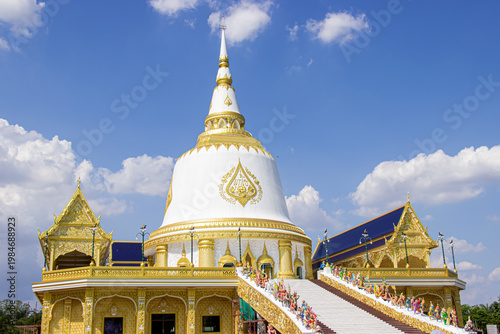 Phutha Ratana Chedi Sri Phanat Nikhom is one of the largest in the eastern region is enshrined at Wat Namatoom in Chonburi, Thailand.