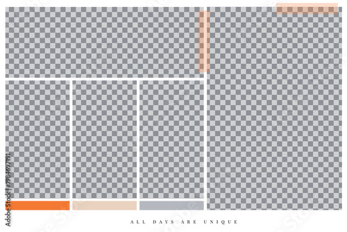 A young man in a beige jacket walking down a street lined with vibrant orange flowers on a unique day