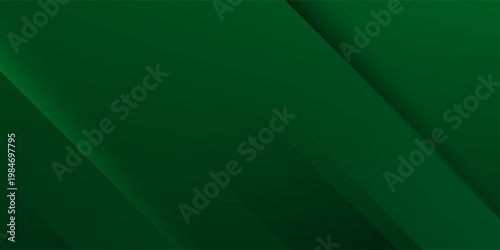 Geometric Green Background with Diagonal Stripes and Gradients. Vector Minimalist Backdrop for Traditional Irish St. Patrick Day