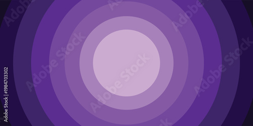 Konstfotografi Concentric purple circles radiating from a light center, creating a hypnotic eff