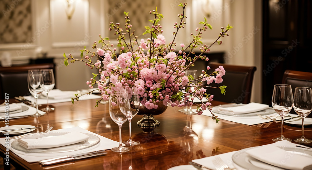 Fototapeta premium wedding table setting