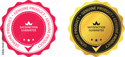 Original Product, premium gold circle label vector. For product icon, logo, label, emblem, seal, sign, symbol, badge, stamp, sticker, banner, design. vector illustration