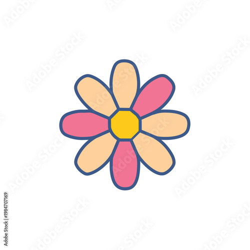 Colorful Flower Illustration