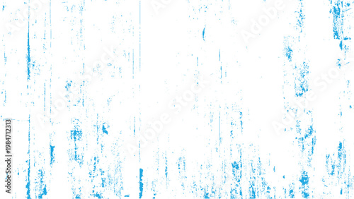 Blue streaks on white background with grunge texture and paint smudges effect