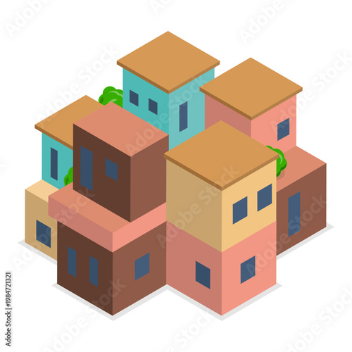 3D Isometric Flat Vector Illustration of Brazil, Explore The Rich Culture And Landmarks. Item 1