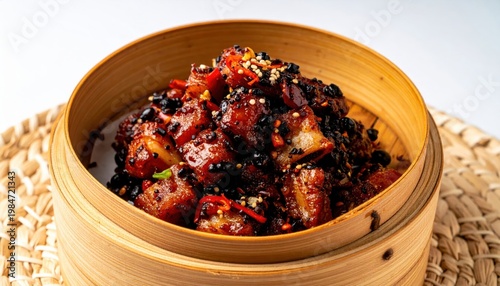 Steamed Pork Ribs in Black Bean Chili Sauce