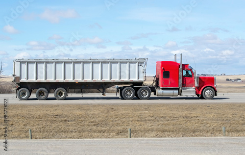 Fotografie Heavy Cargo on the Road