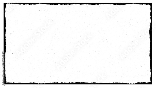 Bild auf Leinwand Hand drawn grunge scratchy frame overlays with rough retro edges, black texture design element, alpha transparent