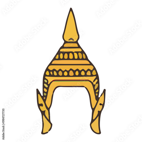 Thai Traditional Headdress Icon