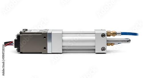 Precision Pneumatic Cylinder Actuator with Integrated Control System.