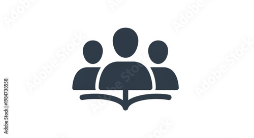 Group of people icon representing teamwork and community.