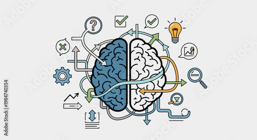 Conceptualizing the duality of the human mind analytical and creative hemispheres