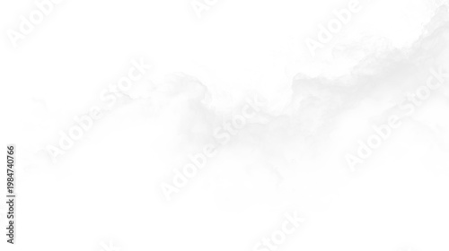Fotografía Smoke wisps in soft patterns on a transparent background during a bright day, se