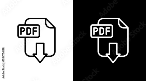 Pdf  White Icon Set Design