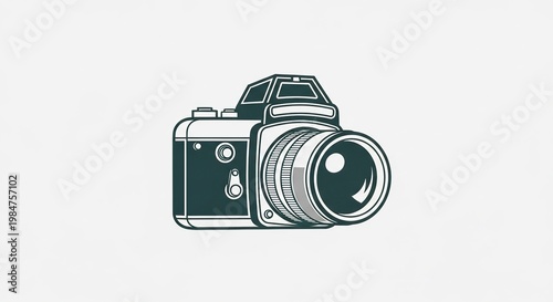 logo vintage photo camera