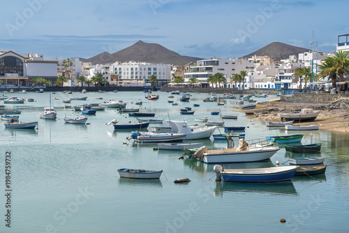 The marina in Arrecife on the island of Lanzarote 