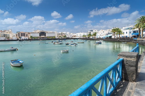 The marina in Arrecife on the island of Lanzarote 
