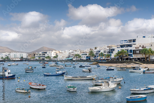 The marina in Arrecife on the island of Lanzarote 