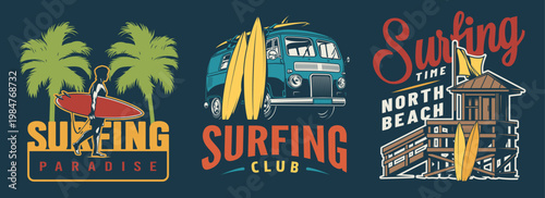 Summer surf at north