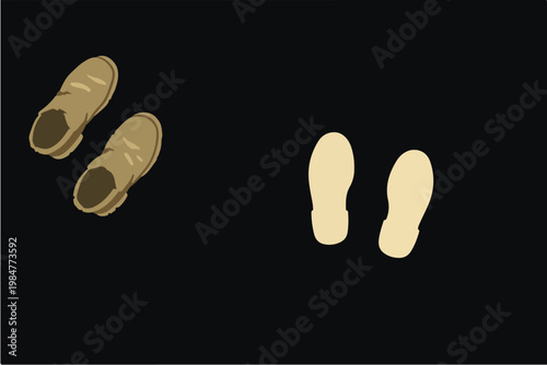 Business Succession Planning Concept with Leadership Transition Following Established Path and Legacy Continuation Illustration