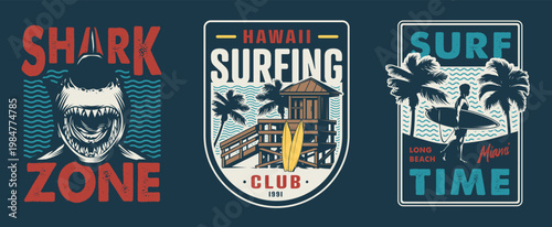 Surfing designs from Hawaii