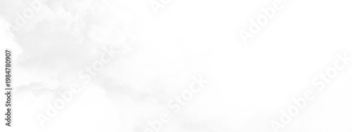 Photography White clouds on a transparent background showing different shapes and forms acro